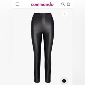 Commando's Faux Leather Leggings-only worn once!